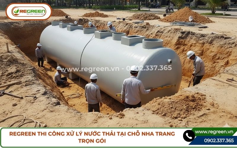 Regreen Việt Nam chuyên xử lý nước thải tại chỗ Nha Trang