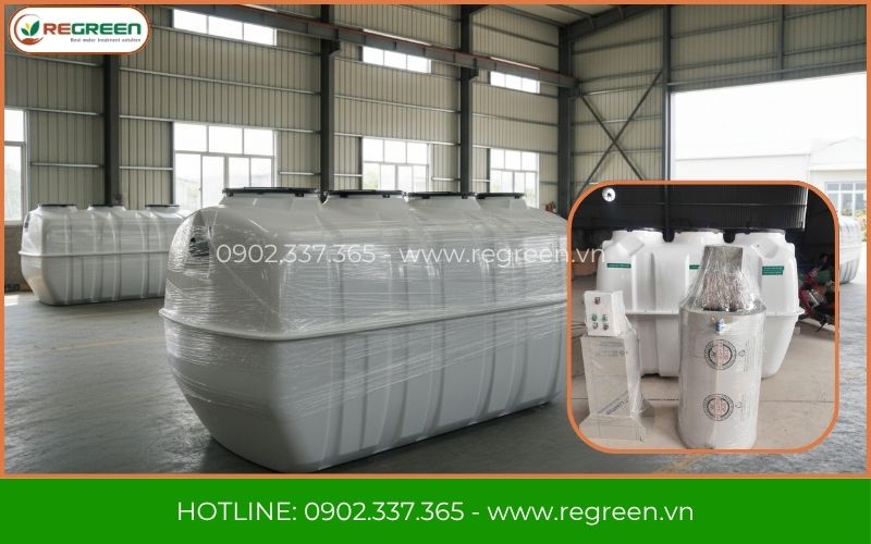 Bồn xử lý nước thải composite công nghệ Johkasou Nhật Bản