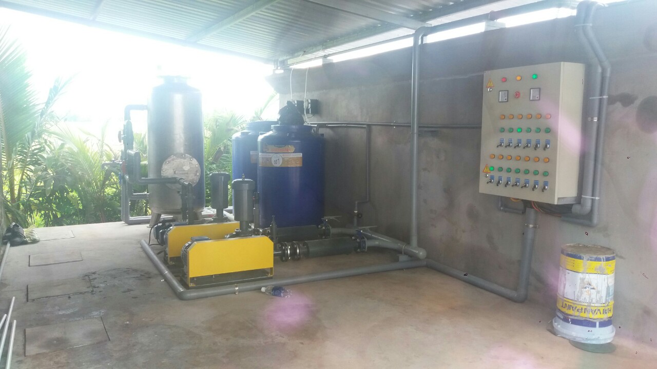 Hệ thống xử lý nước thải công nghệ MBBR cs: 15m3/ngày
