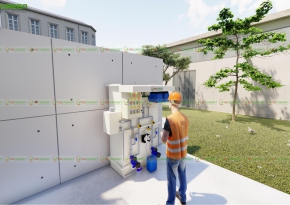 Hệ thống xử lý nước thải phòng khám nha khoa đạt chuẩn, tiết kiệm diện tích