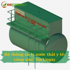 Hệ thống xử lý nước thải y tế 5m3