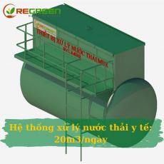 Hệ thống xử lý nước thải y tế 20m3