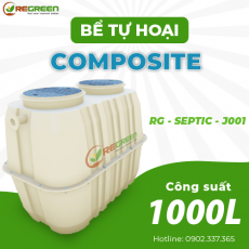 Bể Tự Hoại SEPTIC Composite Công suất 1000 Lít