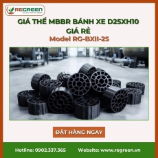 Cung cấp giá thể MBBR bánh xe D25xH10 màu đen giá rẻ