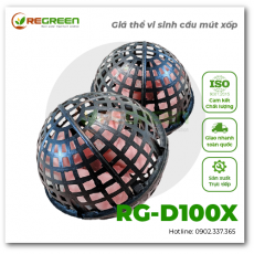 Giá Thể Vi Sinh Dạng Cầu D100 Mút Xốp (Đen)