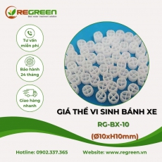 Giá thể vi sinh bánh xe 4 lỗ D10xH10