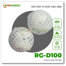 Giá Thể Vi Sinh Dạng Cầu Dây D100 (Trắng)