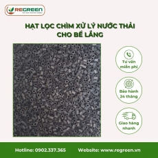 Hạt lọc chìm xử lý nước thải cho bể lắng