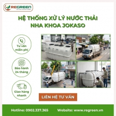 Hệ thống xử lý nước thải nha khoa Jokaso