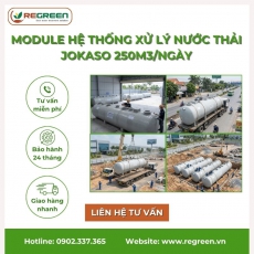 Module hệ thống xử lý nước thải JOKASO 250m3/ngày