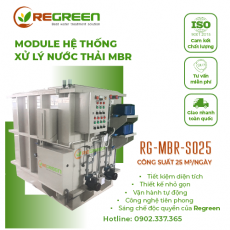 Module Hệ Thống Xử Lý Nước Thải MBR Công Suất  25m3/ngày