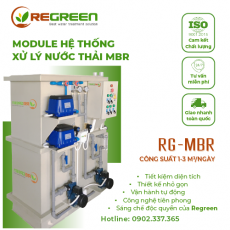 Module hệ thống xử lý nước thải MBR công suất 1- 3m3/ngày