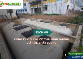 Công ty xử lý nước thải Bình Dương nào giá tốt, chất lượng?