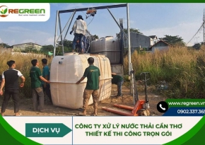 Công ty xử lý nước thải Cần Thơ thiết kế thi công trọn gói