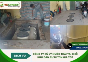 Công ty xử lý nước thải tại chỗ khu dân cư uy tín giá tốt #1