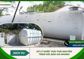 Đơn vị xử lý nước thải Thái Nguyên trọn gói, báo giá nhanh