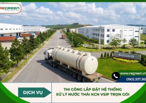 Thi công lắp đặt hệ thống xử lý nước thải KCN VSIP trọn gói
